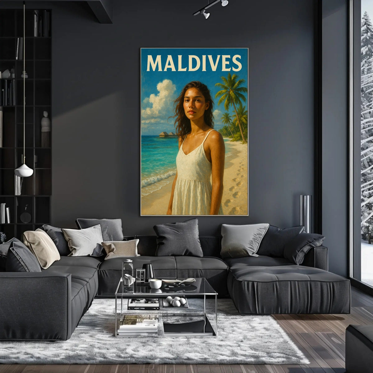 Maldives Paradise Poster