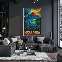Nicaragua Travel Poster