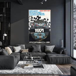Porsche Racing Champions 1969-1971 Poster