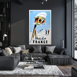 Winter Sports In France Poster