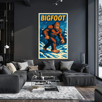 Bigfoot In The Wilderness Poster