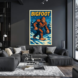 Bigfoot In The Wilderness Poster