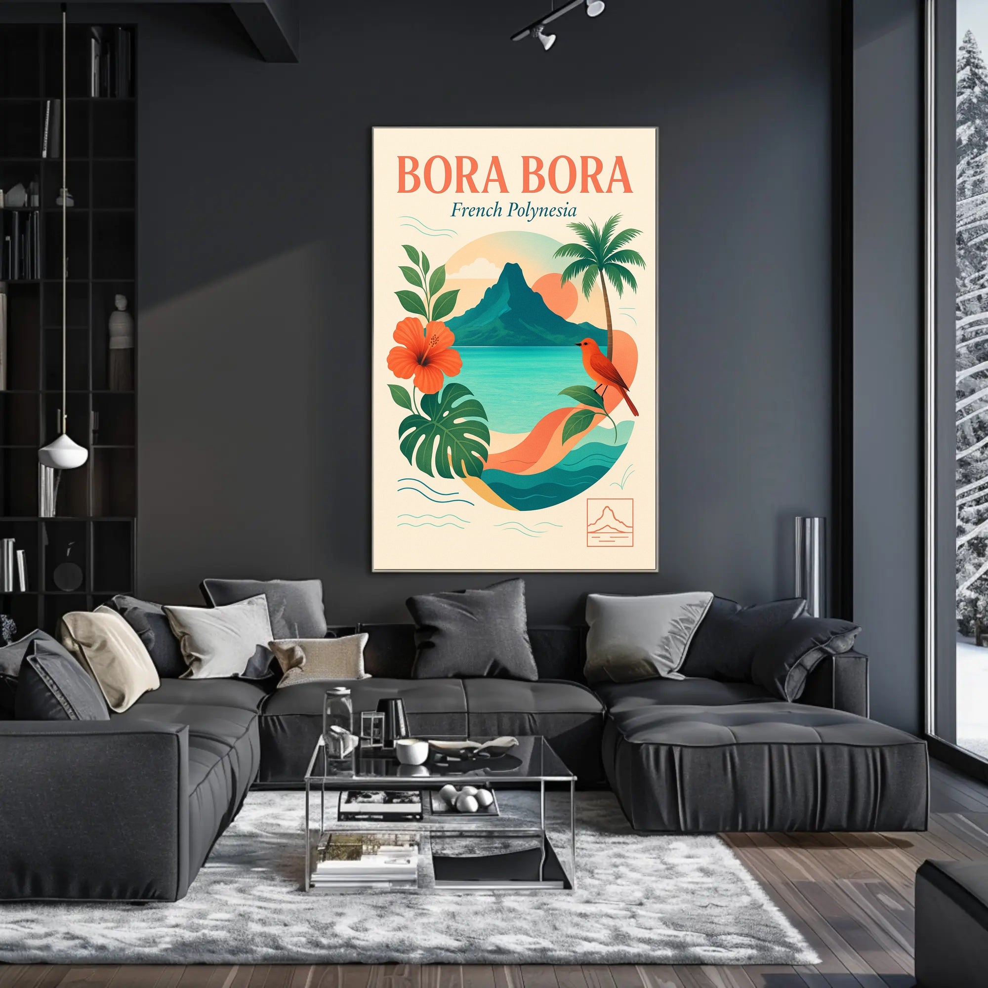 Bora Bora French Polynesia Poster PosterGoat