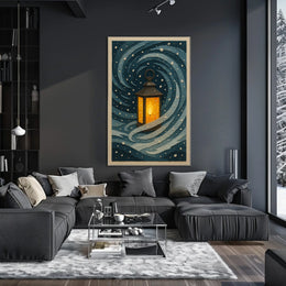 Guiding Light in the Storm Poster