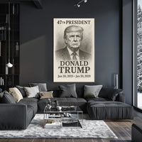 Trump Portrait Photography Realism Patriotic Poster