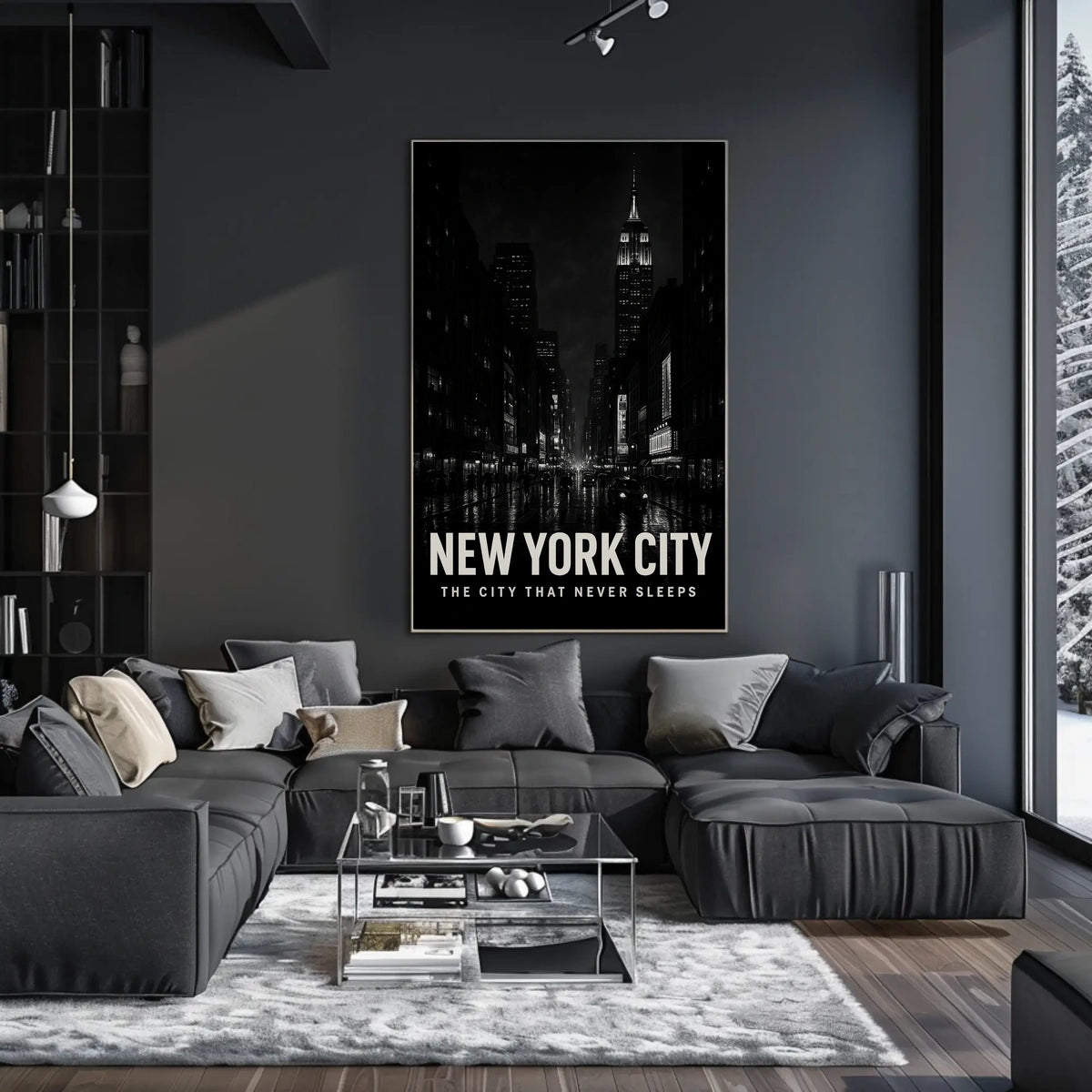 New York City The City That Never Sleeps Poster