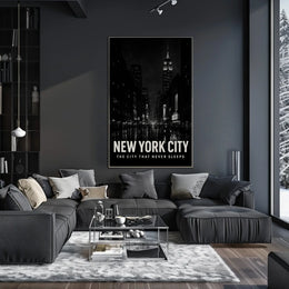 New York City The City That Never Sleeps Poster