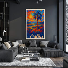 South Carolina Sunset Poster