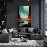 Cosmic Landscape Exploration Poster PosterGoat