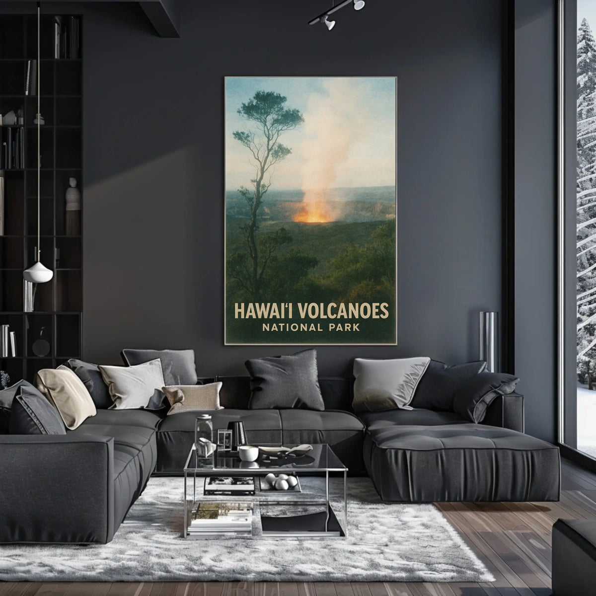 HawaiI Volcanoes National Park Poster