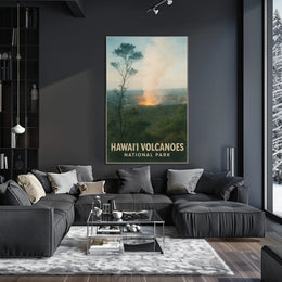 HawaiI Volcanoes National Park Poster