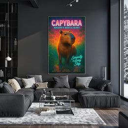 Capybara Natures Gentle Giant Poster