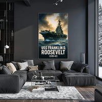 USS Franklin D. Roosevelt (CVB-42) Poster PosterGoat