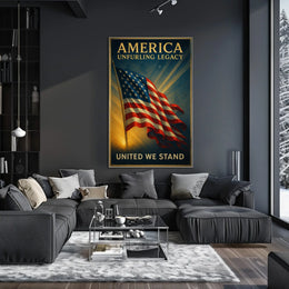 America Unfurling Legacy Poster