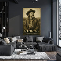 Buffalo Bill Iconic Cowboy Era Historical Poster