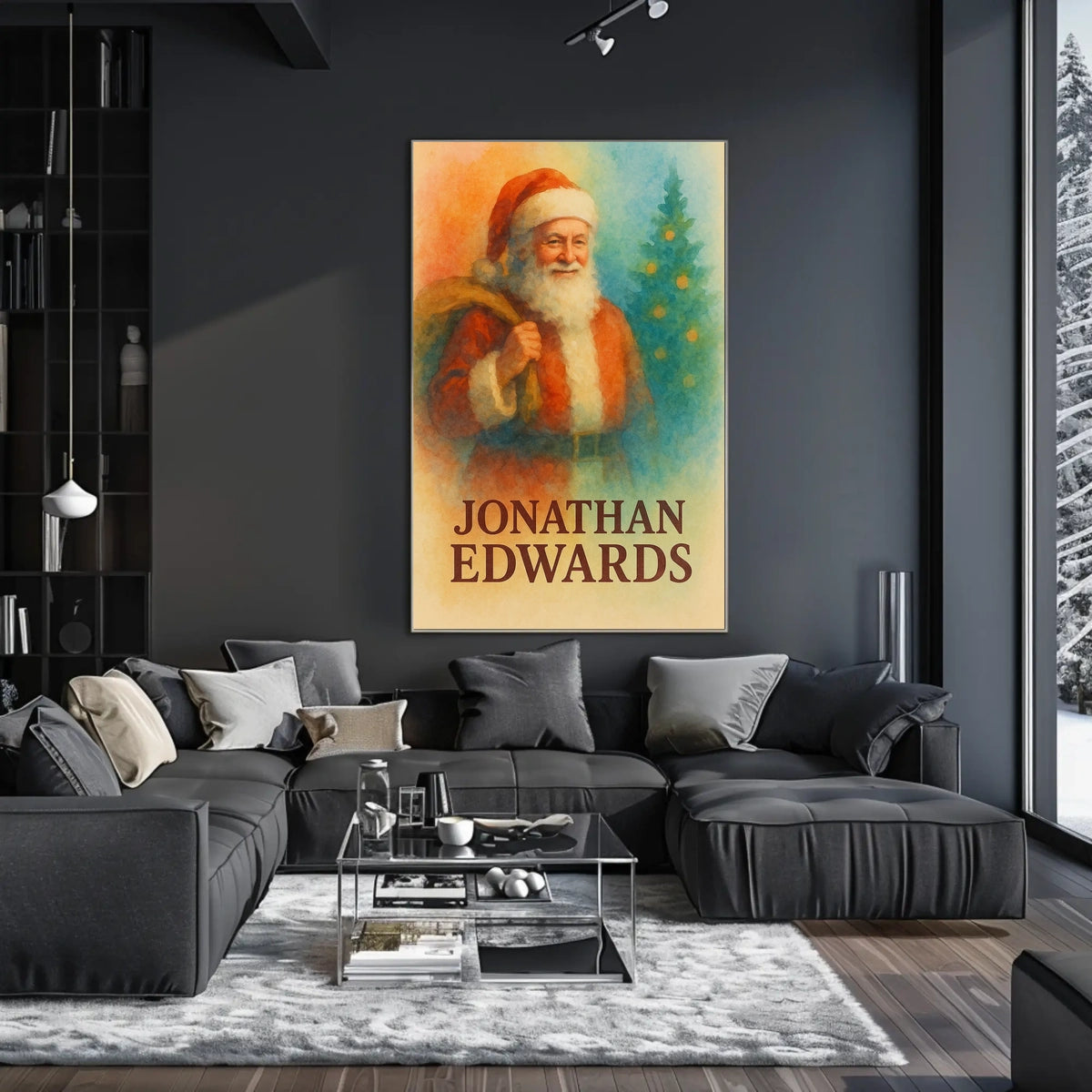 Santa Claus Cozy Christmas Iconic Art Print Cultural or Heritage Poster
