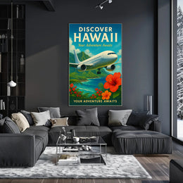 Discover Hawaii Wall Art Print Decor PosterGoat