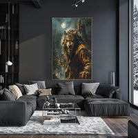 The Beast Under the Moonlight Art Print Poster PosterGoat