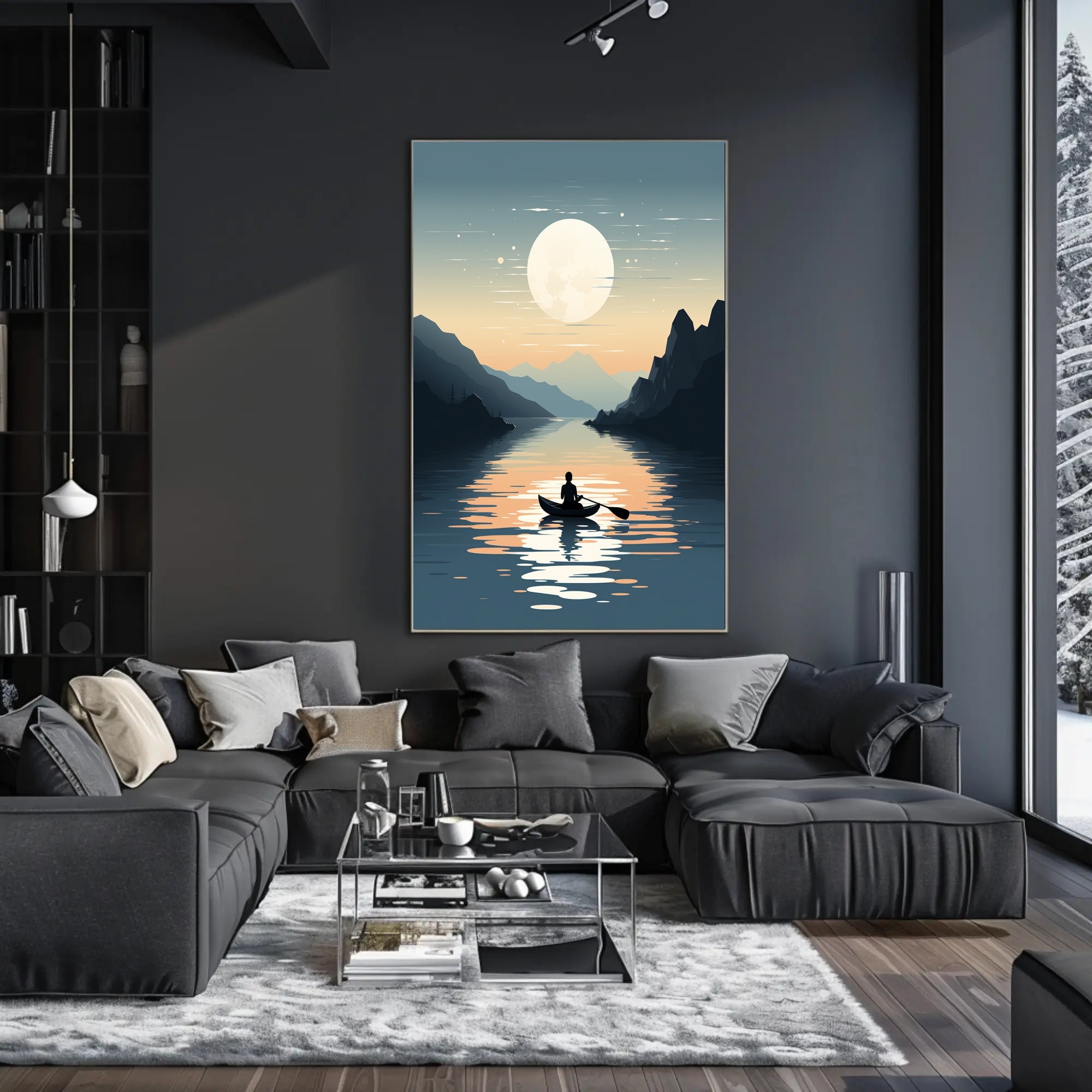 Moonlit Serenity Poster