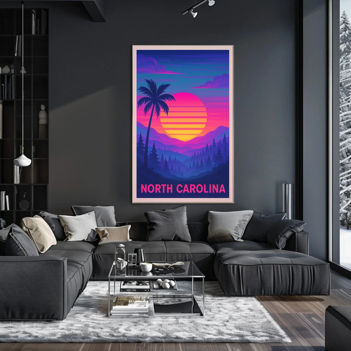North Carolina Sunset Poster