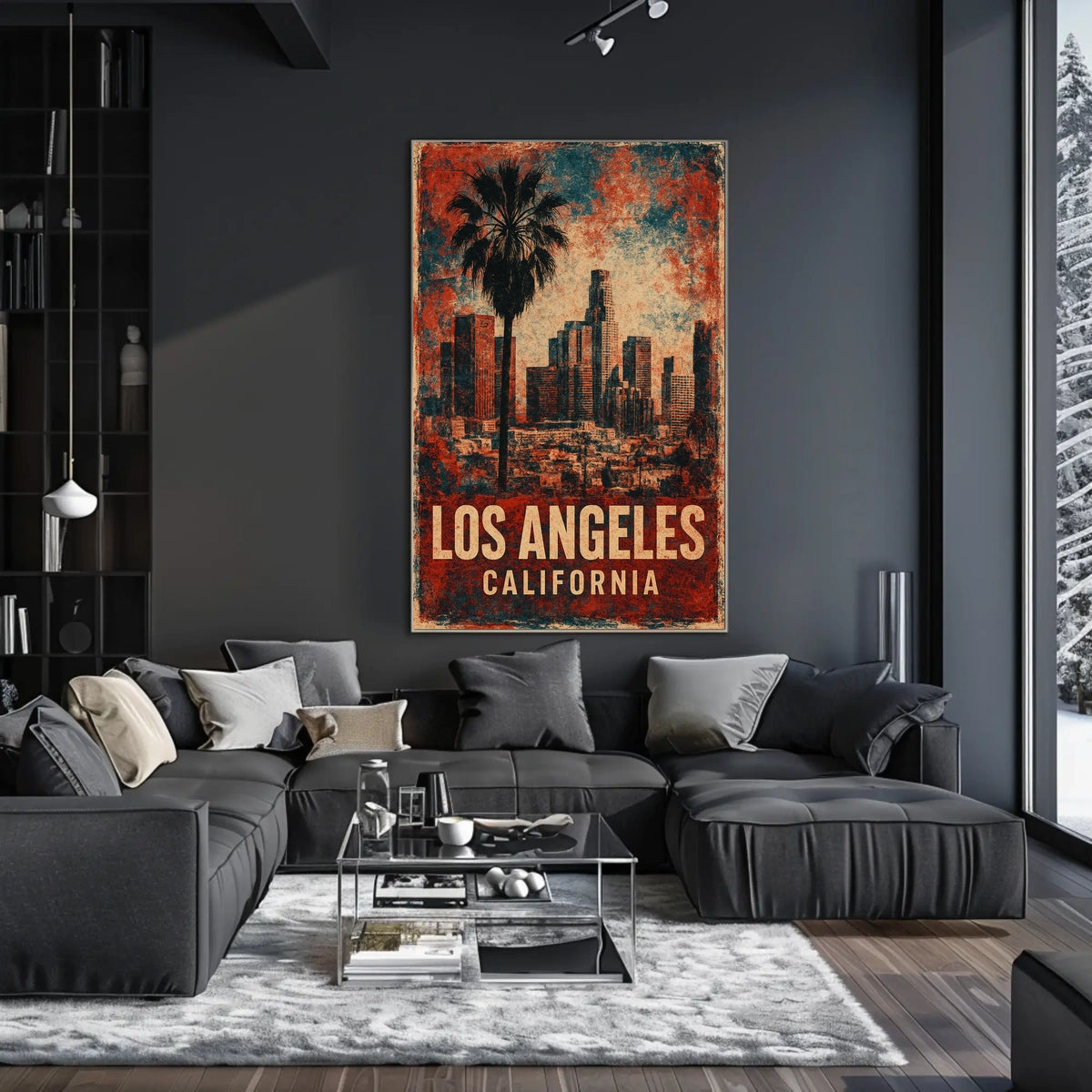 Los Angeles Skyline Poster