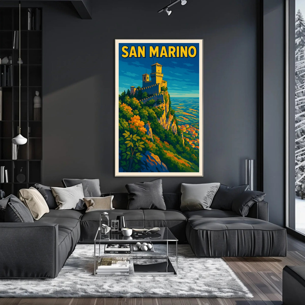San Marino A Scenic Escape Poster