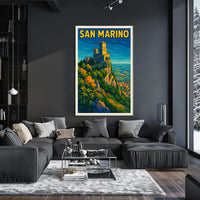 San Marino A Scenic Escape Poster
