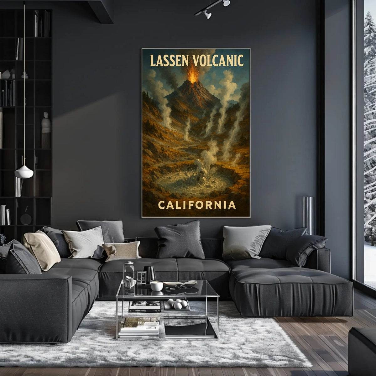 Lassen Volcanic California Poster