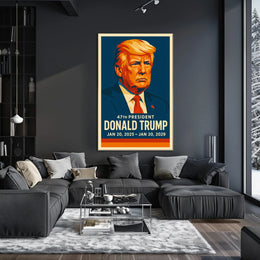 Donald Trump 47th President Poster