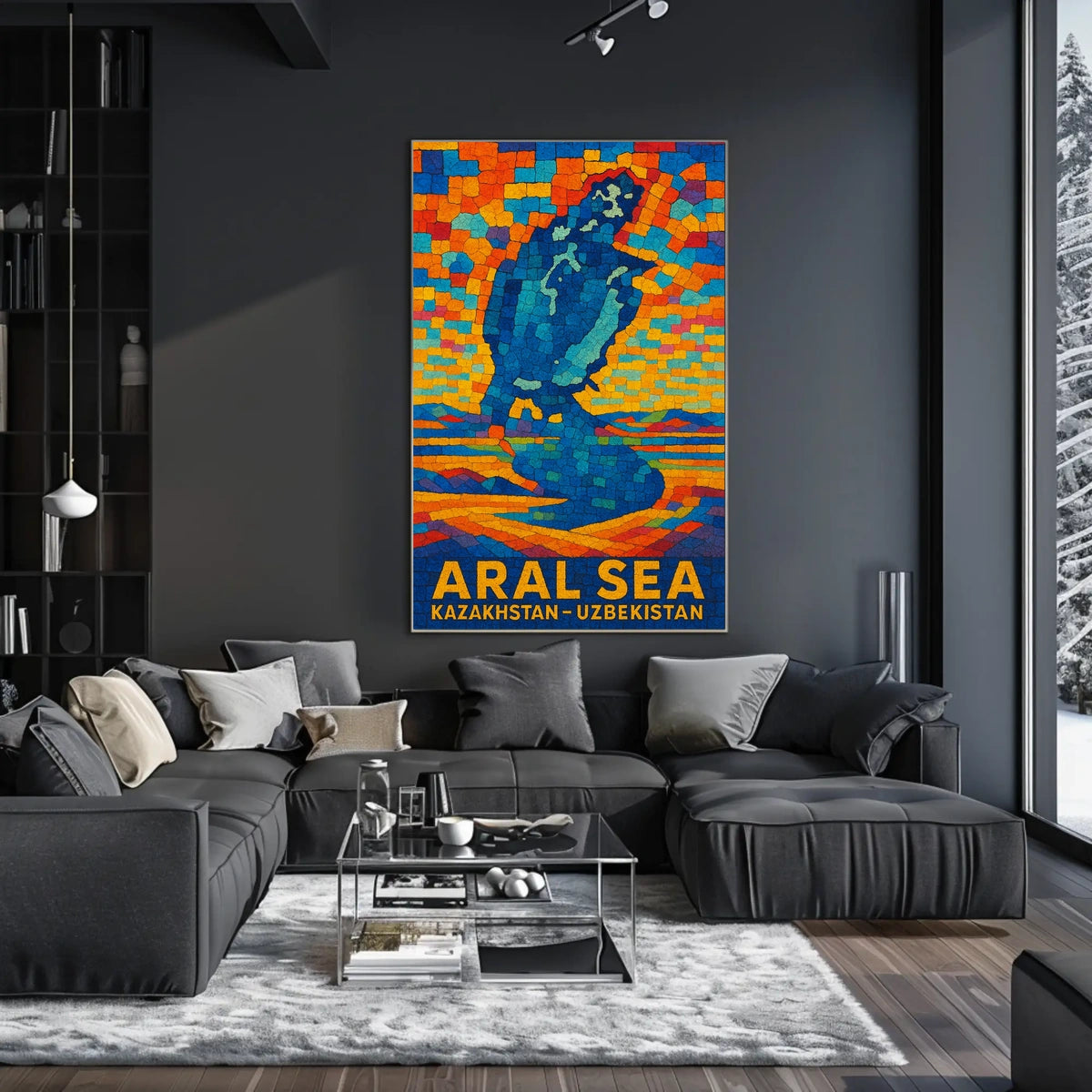 Aral Sea Kazakhstan And Uzbekistan Poster