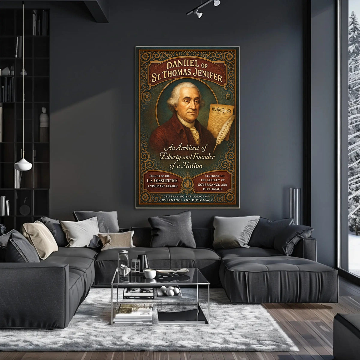 Daniel of St. Thomas Jenifer Architect of Liberty Poster