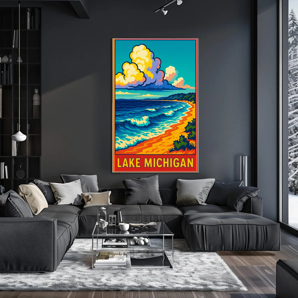 Lake Michigan Scenic Poster