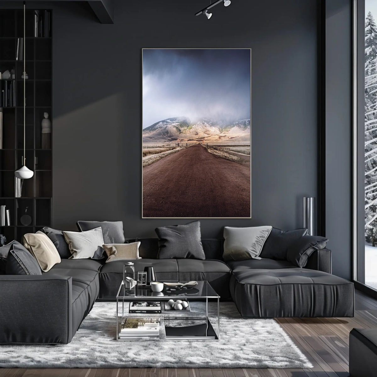 Misty Mountain Road Poster