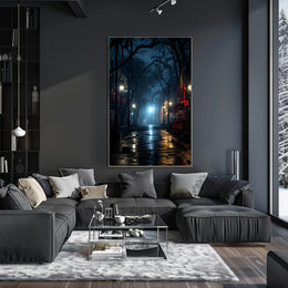 Mysterious Night In The Park Poster