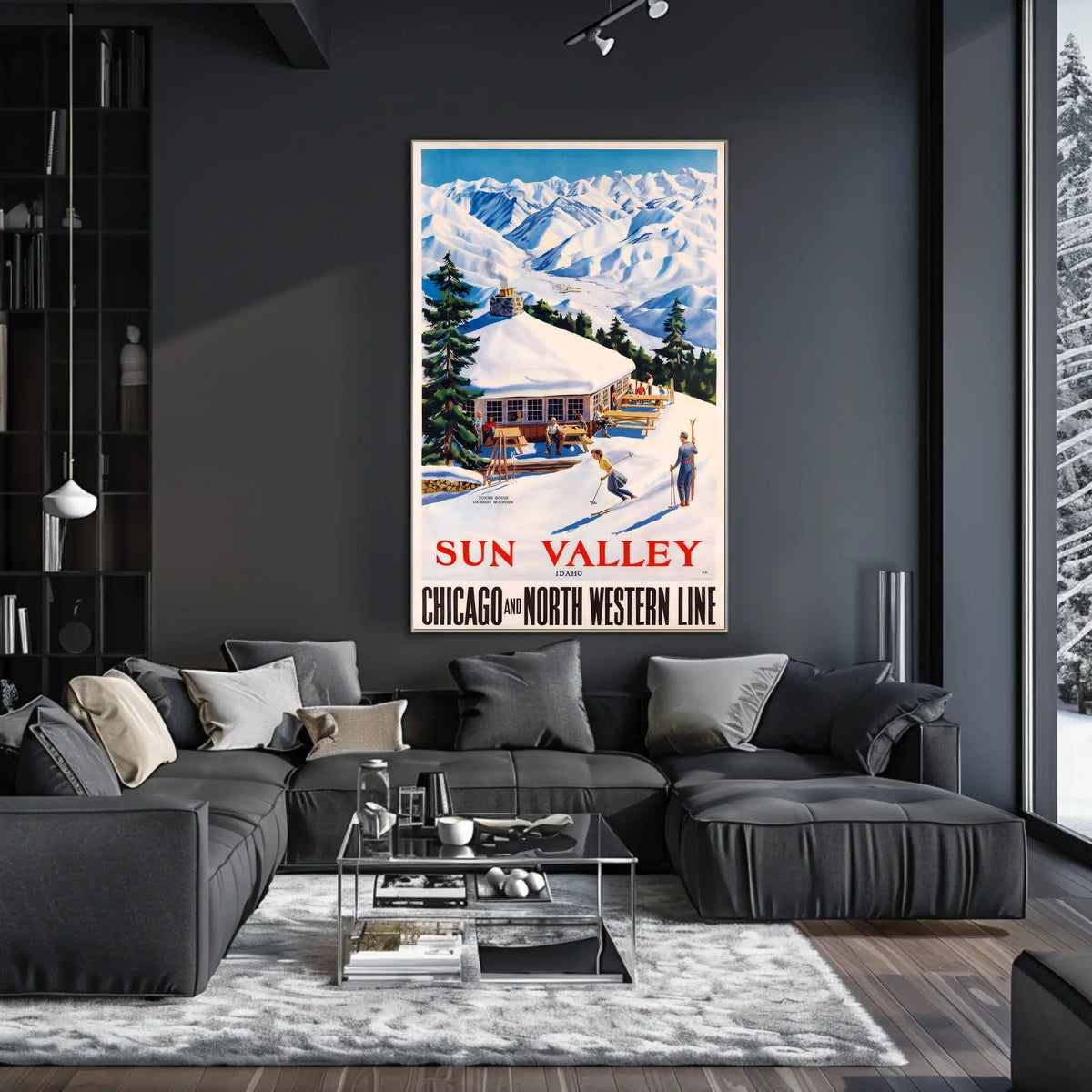 Sun Valley, Idaho Chicago And North Poster