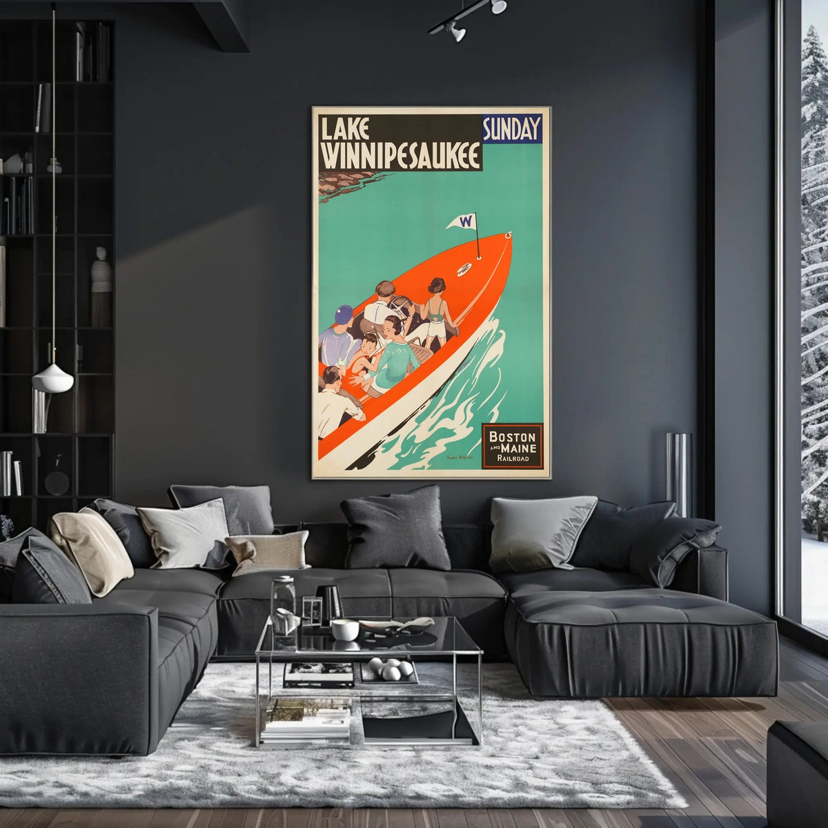 Lake Winnipesaukee Sunday Adventure Poster