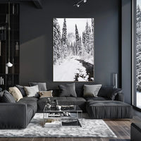 Winter Wonderland Photorealistic National Park Poster