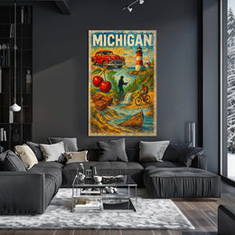 Discover Michigan Poster