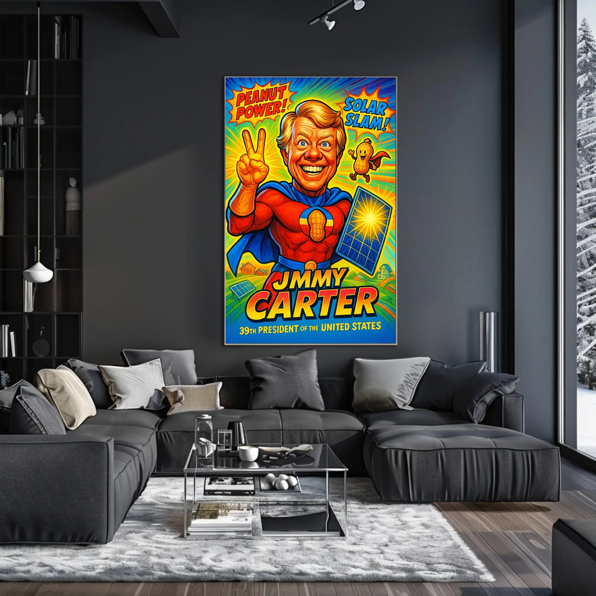 Jimmy Carter Portrait Collection Poster Art PosterGoat