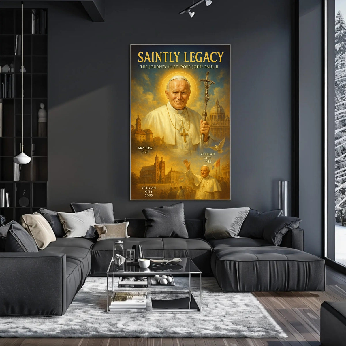 Saintly Legacy The Journey of St. Pope John Paul II Poster