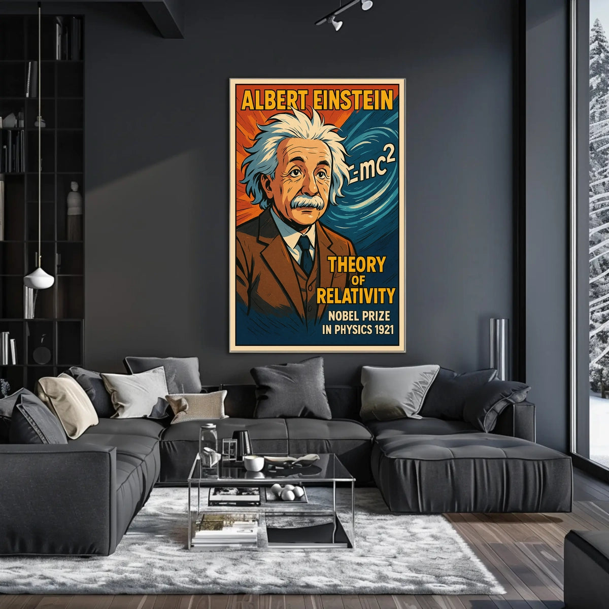 Albert Einstein Theory Of Relativity Poster