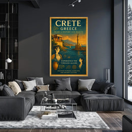 Crete, Greece Heart of History and Beauty Poster