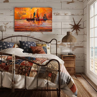 Sunset Sails Poster