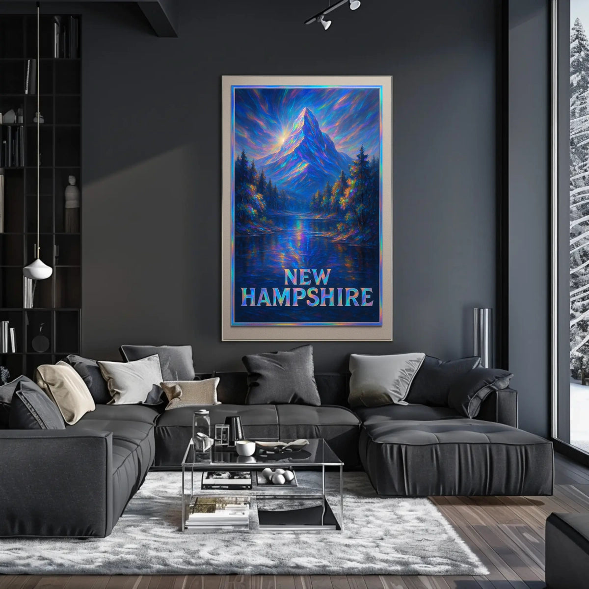 New Hampshire Majestic Mountain Poster