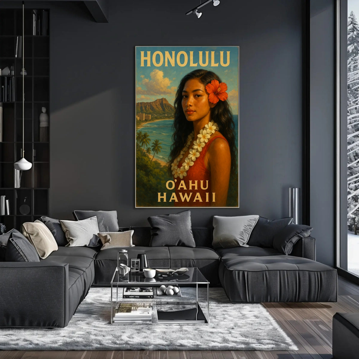 Honolulu Oahu, Hawaii Poster