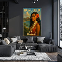 Honolulu Oahu, Hawaii Poster