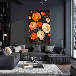 Floral Elegance Wall Art Print for Home Decor