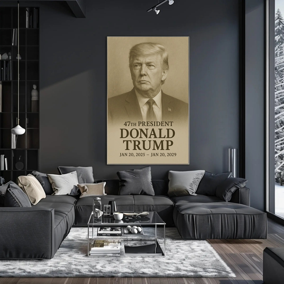 Donald Trump 47th President Poster