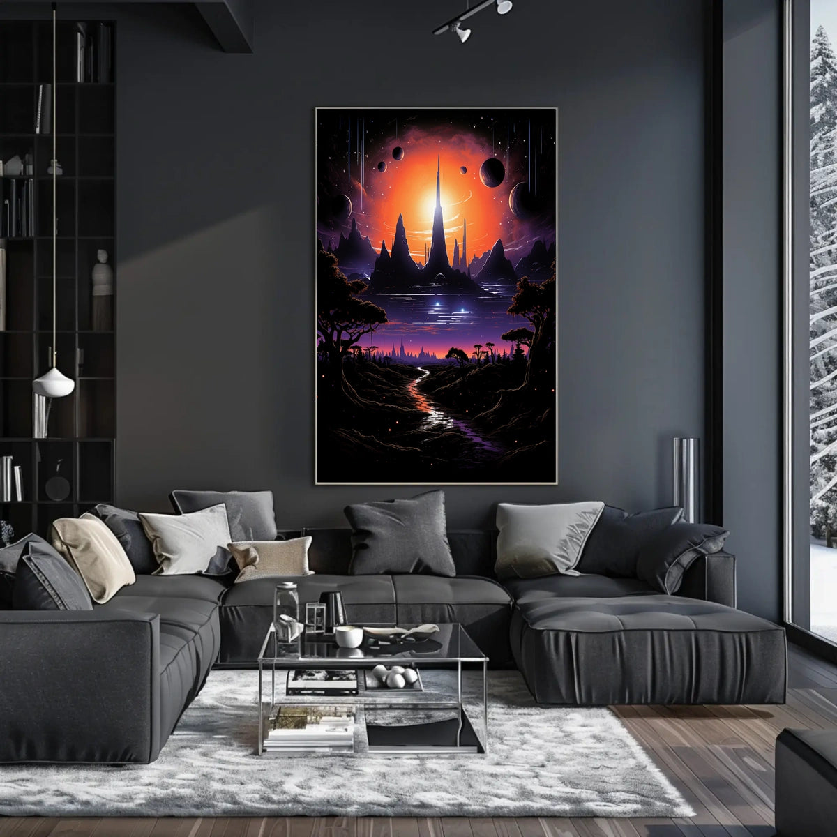 Cosmic Landscape Poster
