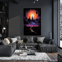 Cosmic Landscape Poster